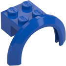 LEGO Blue Mudguard Brick 2 x 2 with Wheel Arch  (50745)