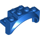 LEGO Blue Mudguard Brick 2 x 4 x 2 with Wheel Arch (35789)