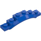 LEGO Blau Kotflügel Platte 1 x 6 mit Kante (4925 / 62361)