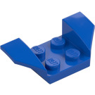 LEGO Blauw Spatbord Plaat 2 x 2 met Flared Wiel Arches (41854)