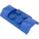 LEGO Blauw Spatbord Plaat 2 x 4 met Wiel Arches (3787)