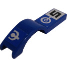 LEGO Blue Mudguard Tile 1 x 4.5 with R-5 and Trident Logo Sticker (50947)