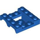 LEGO Blau Kotflügel Fahrzeug Base 4 x 4 x 1.3 (24151)