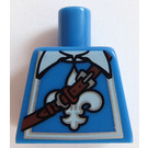 LEGO Blu Musketeer Busti senza braccia (973)