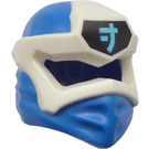 LEGO Blau Ninjago Wrap mit Weiß Maske und Jay Ninjago Logogram