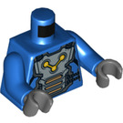 LEGO Azul Nova Corps Officer Minifigura Torso (973 / 76382)