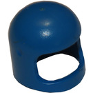 LEGO Blauw Old Helm met dunne kinband, onbepaalde kuiltjes