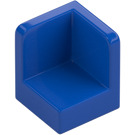 LEGO Blauw Paneel 1 x 1 Hoek met Afgeronde hoeken (6231)