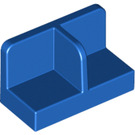 LEGO Blauw Paneel 1 x 2 x 1 met Dun Central Divider en Afgeronde hoeken (18971 / 93095)