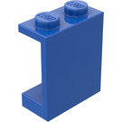 LEGO Blu Pannello 1 x 2 x 2 senza supporti laterali, bottoncini pieni (4864)