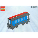 LEGO Blue Passenger Wagon (White Box) Set 4186876