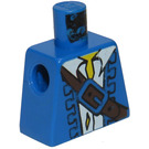 LEGO Blauw Piraat met Blauw Jasje en Bicorne met Wit Schedel en Bones Torso zonder armen (973)