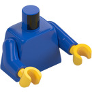 LEGO Blue Plain Torso with Blue Arms and Yellow Hands (973 / 76382)