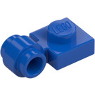 LEGO Azul Placa 1 x 1 con Clip (Anillo grueso) (4081 / 41632)