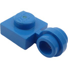 LEGO Blauw Plaat 1 x 1 met Klem (Dunne ring) (4081)