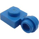 LEGO Blue Plate 1 x 1 with Clip (Thin Ring) (4081)