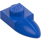LEGO Blue Plate 1 x 1 with Tooth (49668)