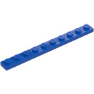 LEGO Blauw Plaat 1 x 10 (4477)