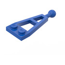 LEGO Blauw Plaat 1 x 2 Driehoek met Kogelgewricht (2508)