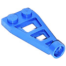 LEGO Blauw Plaat 1 x 2 Driehoek met Nop Gat (4596)