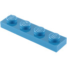 LEGO Blue Plate 1 x 4 (3710)