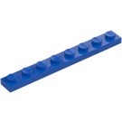 LEGO Blauw Plaat 1 x 8 (3460)