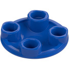 LEGO Blue Plate 2 x 2 Round with Rounded Bottom (2654 / 28558)