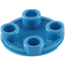 LEGO Blue Plate 2 x 2 Round with Rounded Bottom (2654 / 28558)