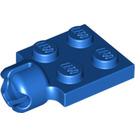 LEGO Blue Plate 2 x 2 with Ball Joint Socket With 4 Slots (3730)