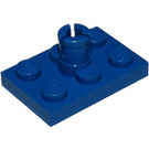 LEGO Bleu assiette 2 x 3 avec Helicopter Rotor Titulaire (3462)