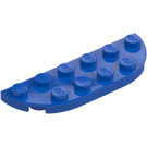 LEGO Blue Plate 2 x 6 with Rounded Corners (18980)