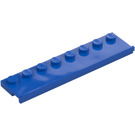 LEGO Blue Plate 2 x 8 with Door Rail (30586)