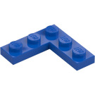 LEGO Blue Plate 3 x 3 Corner (77844)