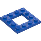 LEGO Blauw Plaat 4 x 4 met 2 x 2 Open Midden (64799)