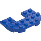 LEGO Blau Platte 4 x 6 x 0.7 mit Abgerundete Ecken (89681)