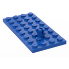 LEGO Blue Plate 4 x 8 with Helicopter Rotor Holder