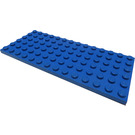 LEGO Blauw Plaat 6 x 14 (3456)