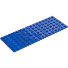 LEGO Blauw Plaat 6 x 16 (3027)