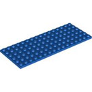 LEGO Blauw Plaat 6 x 16 (3027)