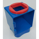 LEGO Blauw Primo Shape Sorter Chamber met Rood Vierkant Portal