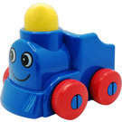 LEGO Blau Primo Zug mit Happy Gesicht Muster (31155)