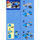 LEGO Blue Racer Set 1272 Instructions