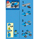 LEGO Blauw Racer 6618 Instructions