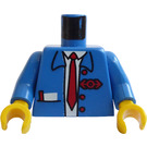 LEGO Bleu Railway Employee 6 Torse (973)