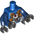 LEGO Bleu Rio Durant Minifig Torse (973 / 38877)