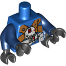 LEGO Blau Rio Durant Minifigur Torso (973 / 38877)