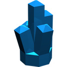 LEGO Blau Felsen 1 x 1 mit 5 Punkten (28623 / 30385)