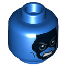 LEGO Blue Ronan The Accuser Minifigure Head (Recessed Solid Stud) (3626 / 18379)