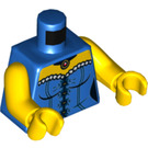 LEGO Bleu Rootbeer Belle Minifigurine Torse (973 / 76382)