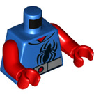 LEGO Bleu Scarlet Araignée avec Jambes courtes Minifigurine Torse (973 / 76382)